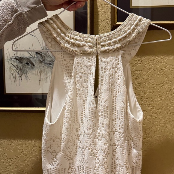Lilly Pulitzer Cream Lace Backless Dress - Picture 2 of 3